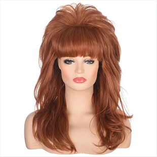 HAIRJOY 80s Women Peggy Bundy Beehive Wig Long Wavy Syntheti
