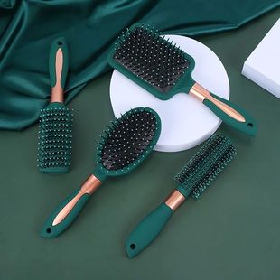 4 Pcs Hair Brush Set Anti Static Massage Oval Comb With Sili