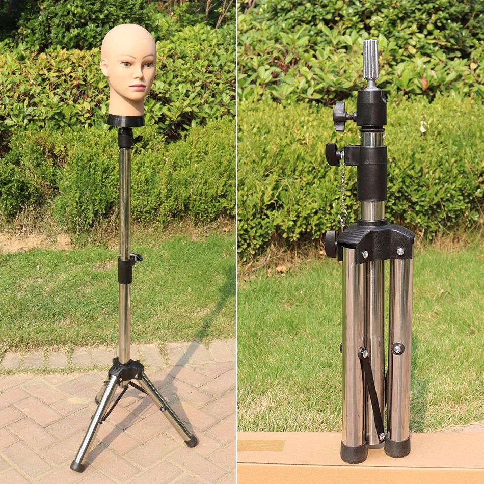 The New Adjustable Wig Stand Mannequin Head Tripod For Canva