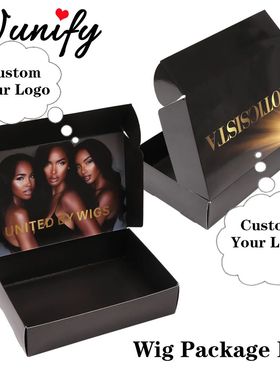 Nunify Customize 10Pc Wig Packaging Box With Lids For Busine