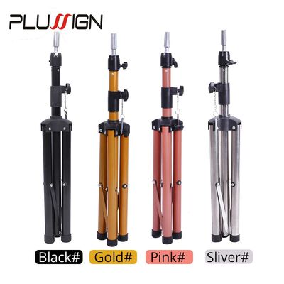 Plussign Mannequin Head Wig Stand Black Strong Wig Tripod  F