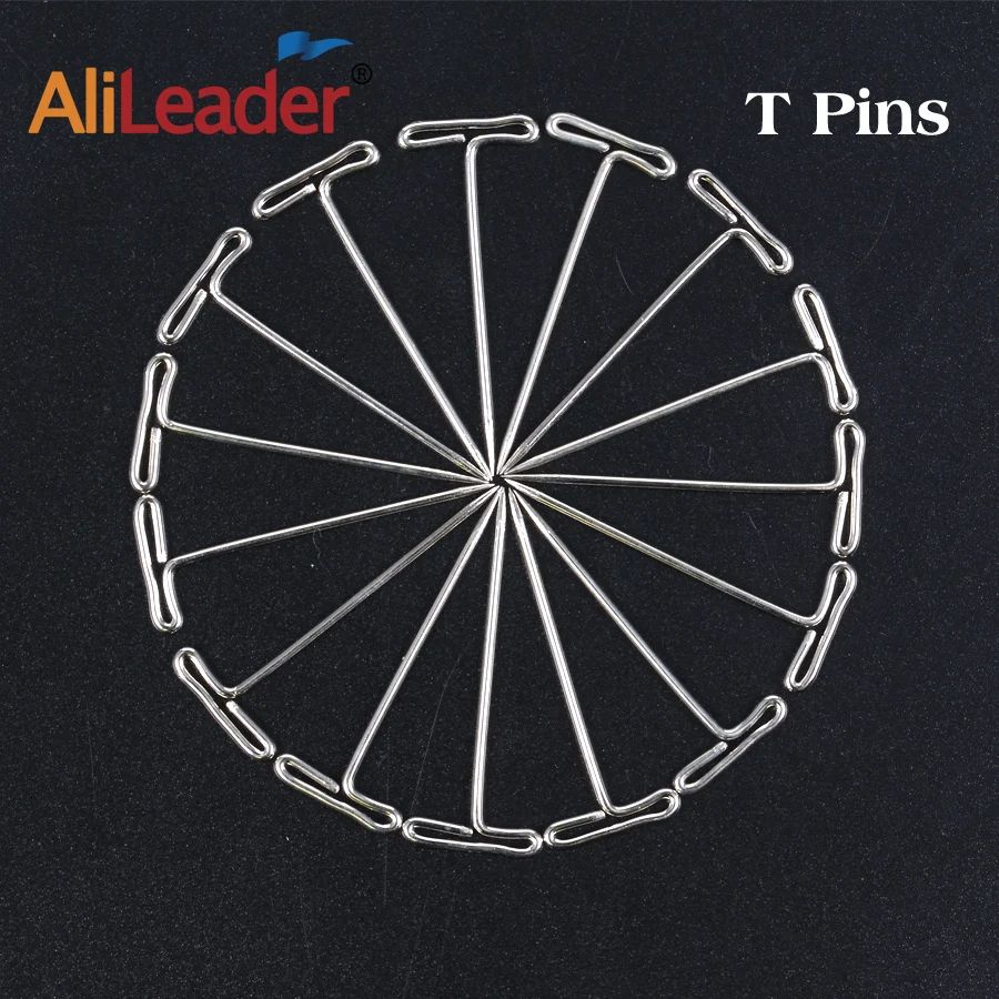 AliLeader T Shape Needle Wig T Pins Needles for Wig Hold on