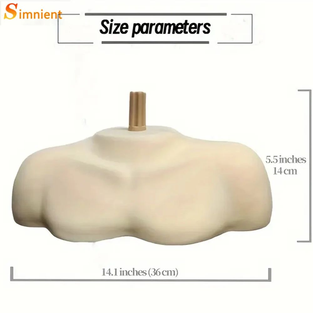 Adjustable Soft Shoulder Mannequin Head Stand Holder With Sh