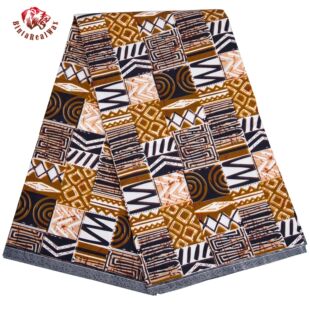 African Wax Fabrics 3/6 Yard 100% Polyester Ankara Kente Pri
