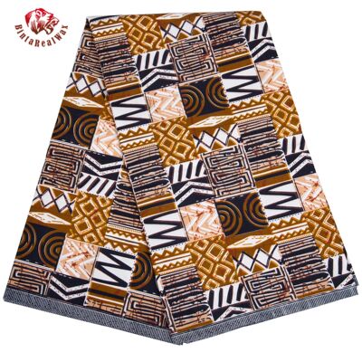 African Wax Fabrics 3/6 Yard 100% Polyester Ankara Kente Pri