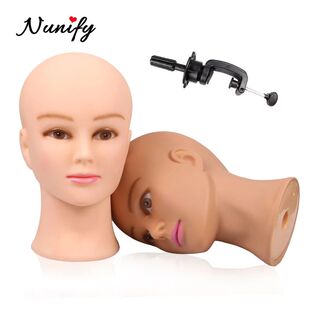 Nunify Bald Head For Hair Extension/Lace Wigs/Display Manneq