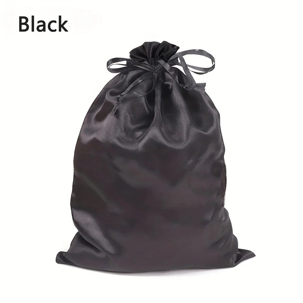 1pcs Satin Bags for Packaging Hair Extensions, Bundles, Wigs