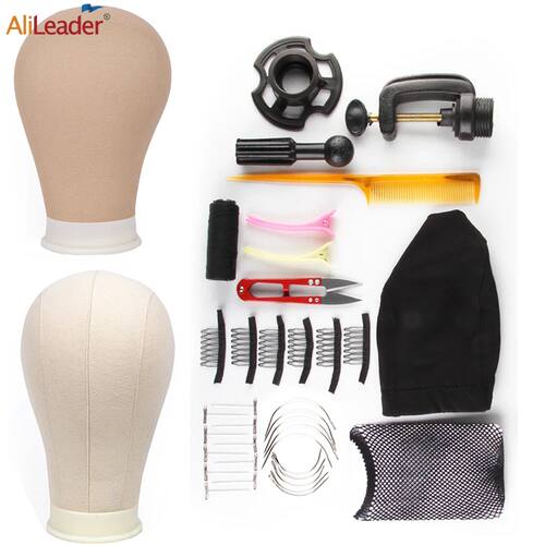 Durable Wig Canvas Head Goods Quality Salon Mannequin Head f