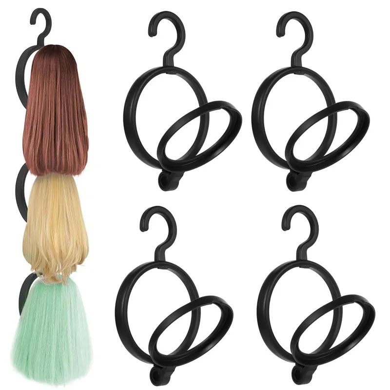 2Pcs/4 pcs Portable Wig Display Stand Wig Hanger Stand For M