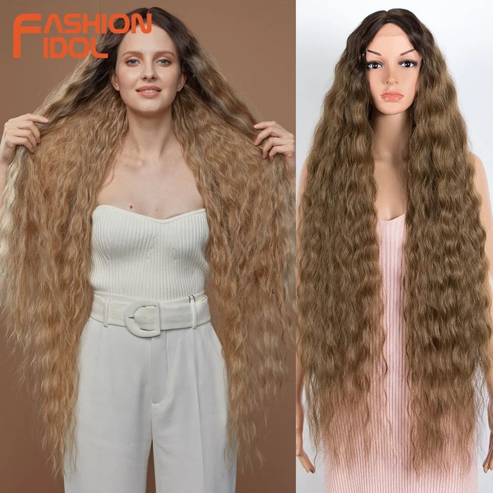 Synthetic Wigs Cosplay Loose Wave Hair Lace Front Wigs For W