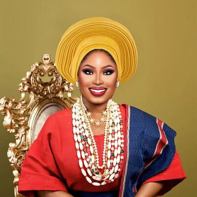 Nigeria Head Ties Wedding Party Headgear Elegant African Hea