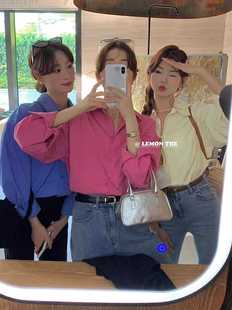 简约设计感衬衫 净版 女显瘦百搭长袖 春秋款 女装 韩系ins宽松新款