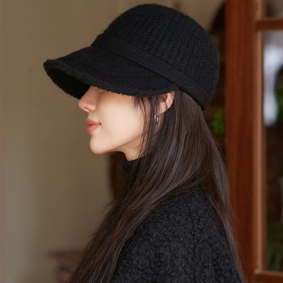 鸭舌帽出游韩版女秋冬显脸小