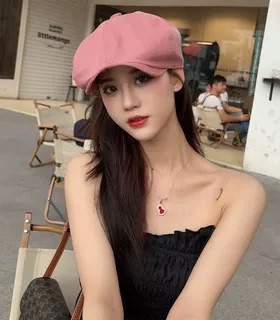鸭舌帽户外女夏天显脸小