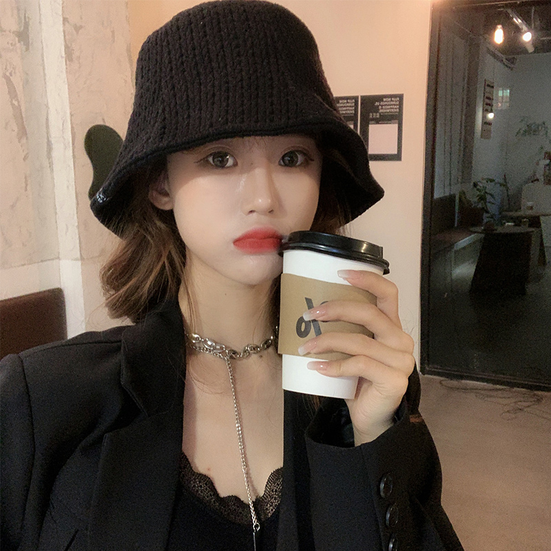 水桶帽逛街韩版百搭女显脸小