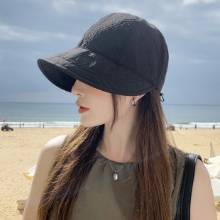 升级版赵露思同款速干鸭舌帽子女夏季户外新薄款防晒遮阳帽显脸小