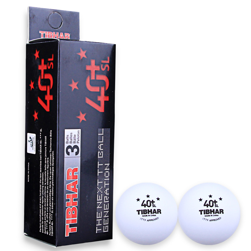 骄阳乒乓正品TIBHAR挺拔新材料40+三星无缝比赛乒乓球3星球三星球