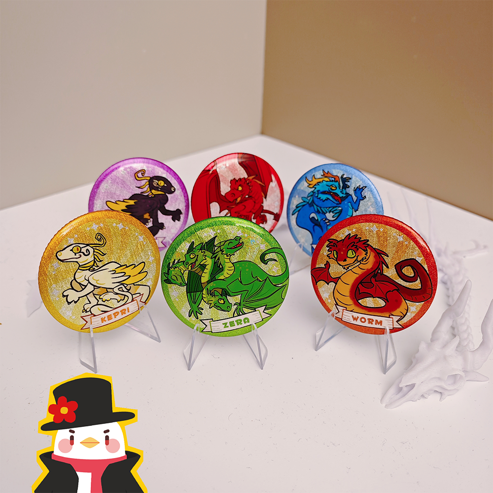 英语原版阅读徽章立牌吧唧