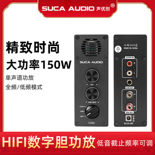 声优创200W单声道HiFi胆机家庭影院2.1 5.1中置低音炮数字功放