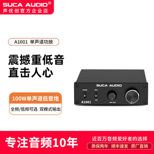 声优创A1001 5.1低音炮SUB中置全频数字功放 单声道AV家庭影院2.1