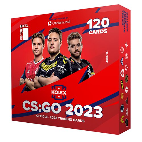 【现货】ESL正版周边kolex csgo选手收藏卡 中国限定版红盒