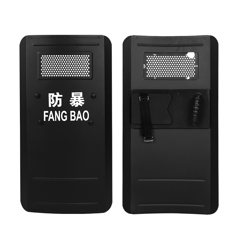 金属盾牌铝合金防暴方盾观察窗