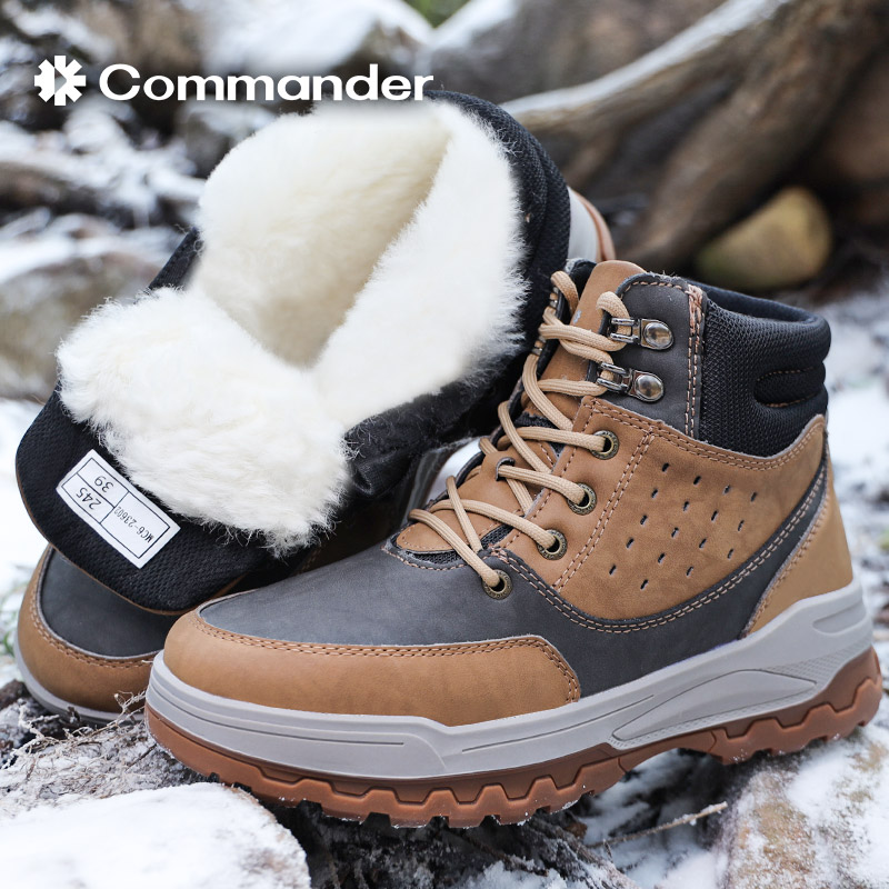 2025新款羊毛雪地靴皮毛一体棉鞋