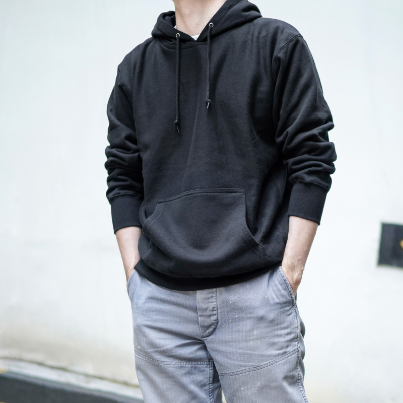 美式复古连帽卫衣男秋冬