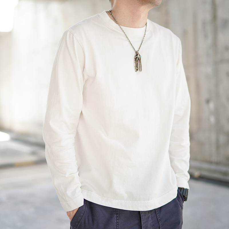 自制长袖潮流男女纯棉水洗