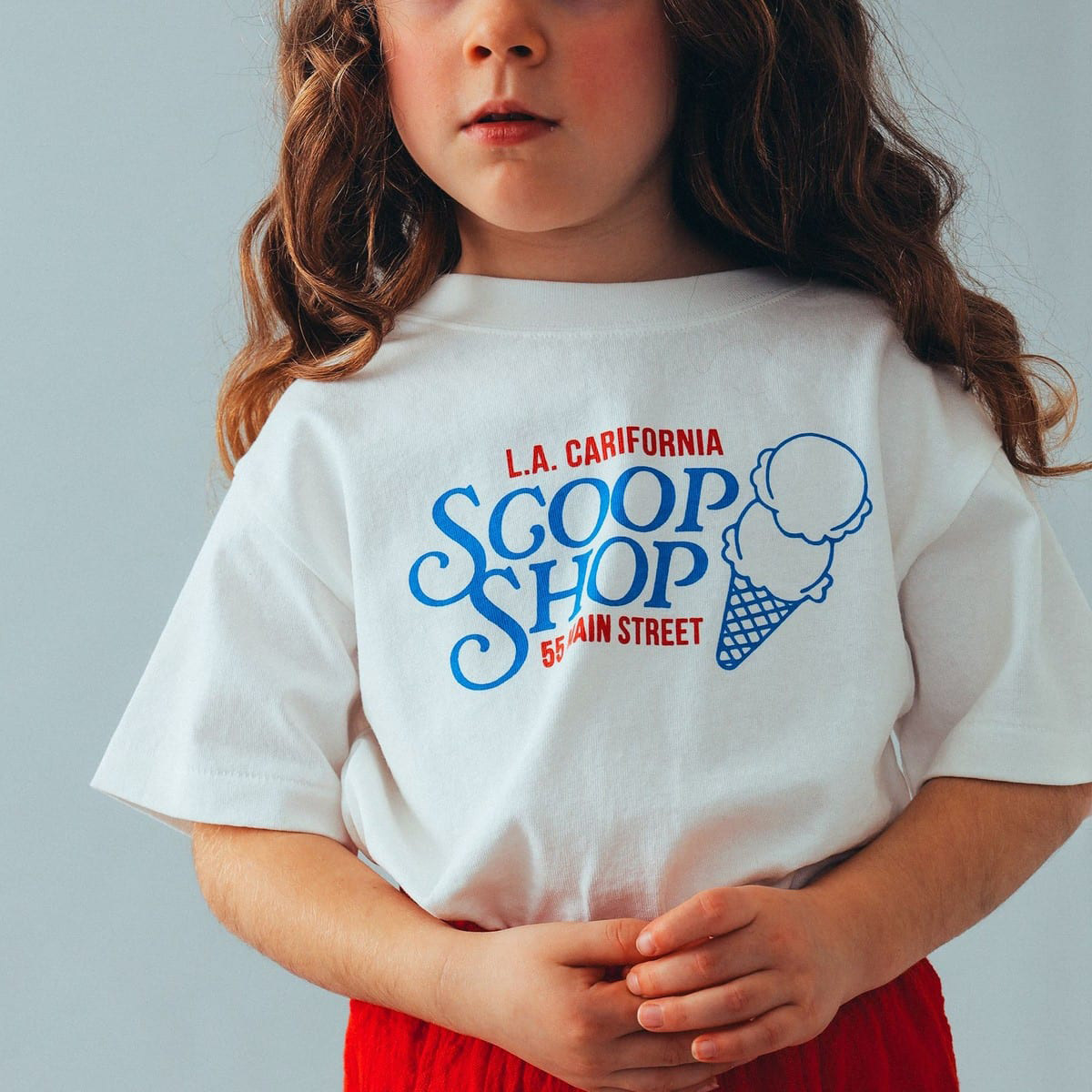 夏季新款BEAMS披萨雪糕甜甜圈印花短袖儿童T恤可爱童装上衣男女