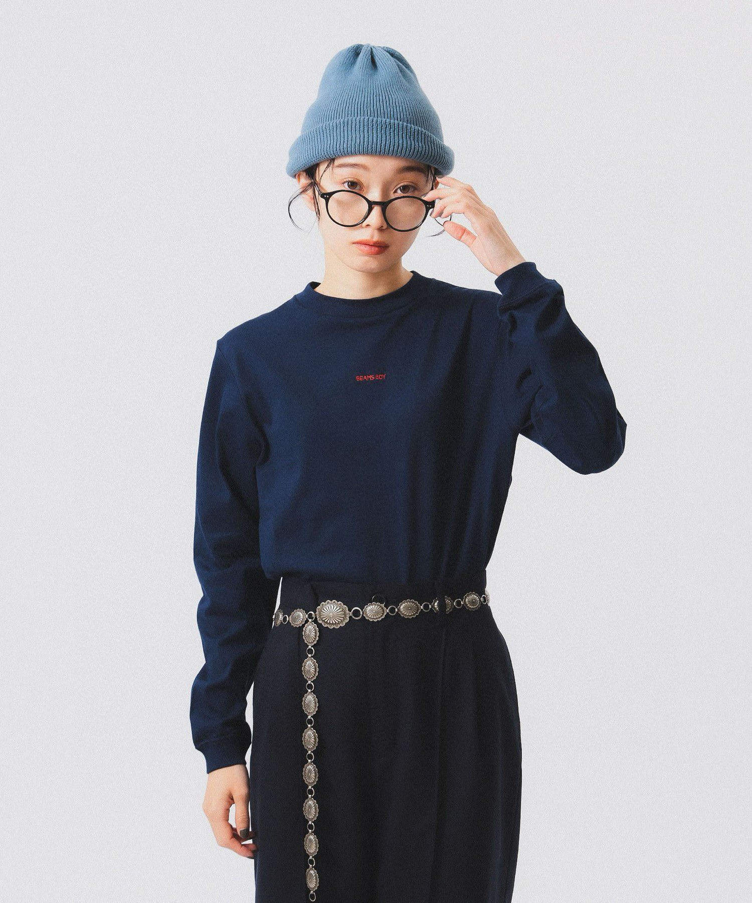 小众极简刺绣设计纯棉休闲长袖