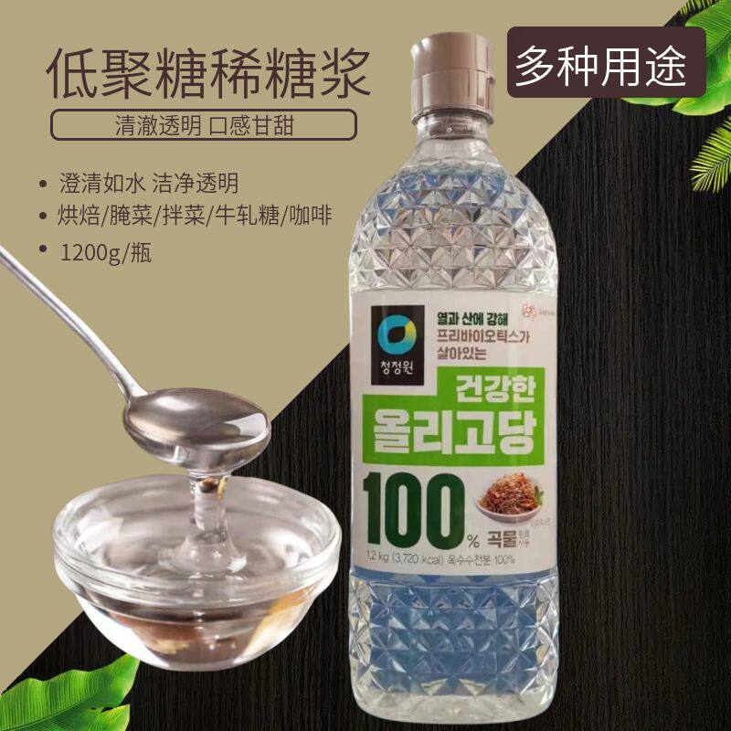 进口玉米糖稀 韩国调味果糖清净园低糖糖稀1.2Kg玉米麦芽糖水怡糖