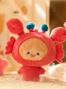 正版RiCO动物园毛绒盲盒潮玩手办玩具摆件创意送人礼物车载