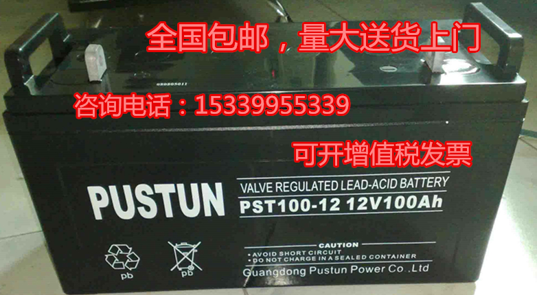 Pustun蓄电池PST150-1212V150AH普斯顿UPS不间断电源基站后备电池 五金/工具 蓄电池 原图主图