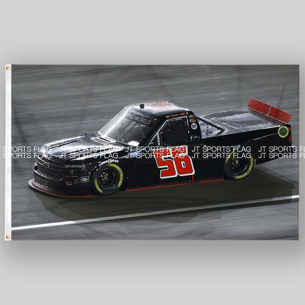 NASCAR美国纳斯卡车队汽车赛车旗帜运动装饰品Hill Motorsports