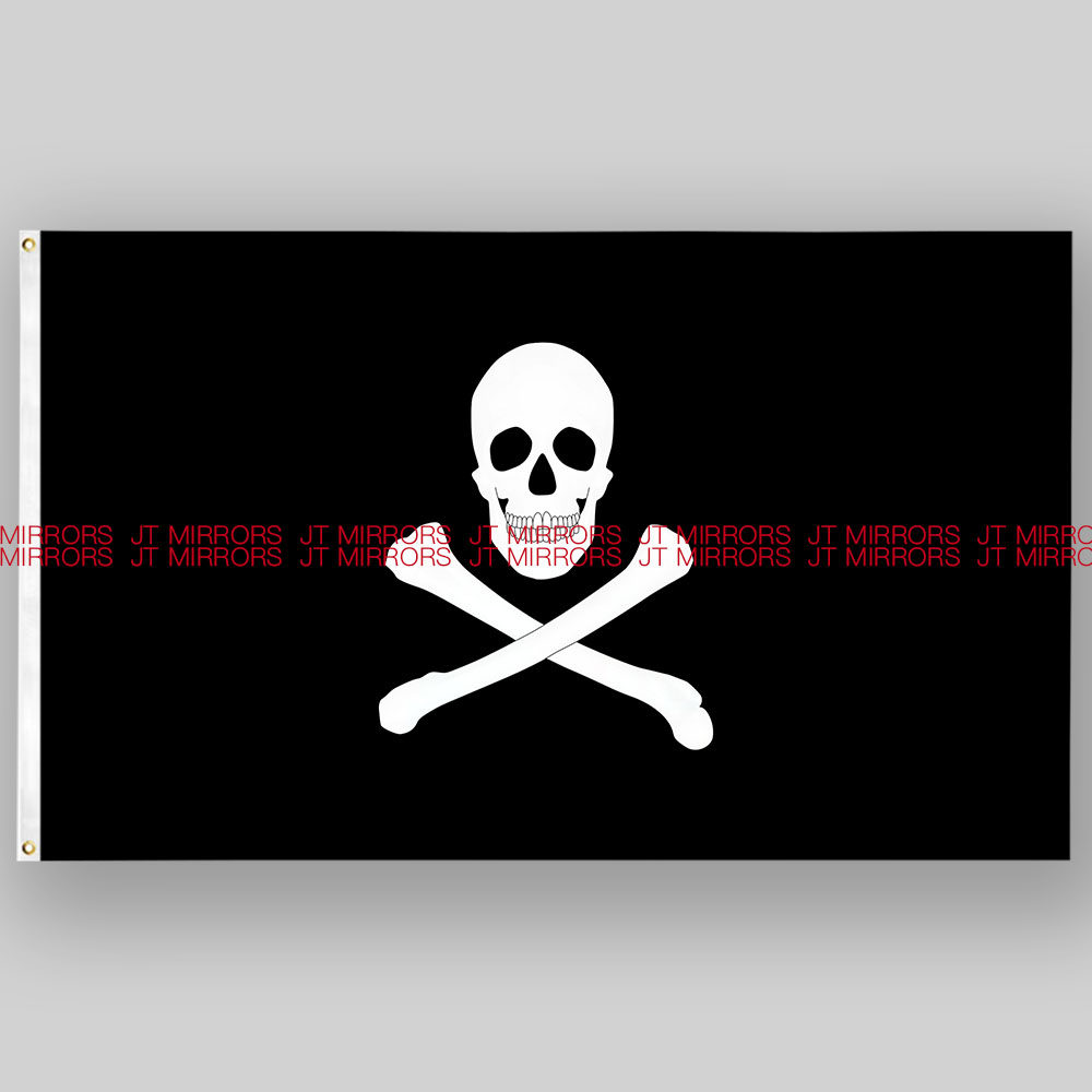 万圣节海盗旗帜横幅banner定做Jolly Roger flag