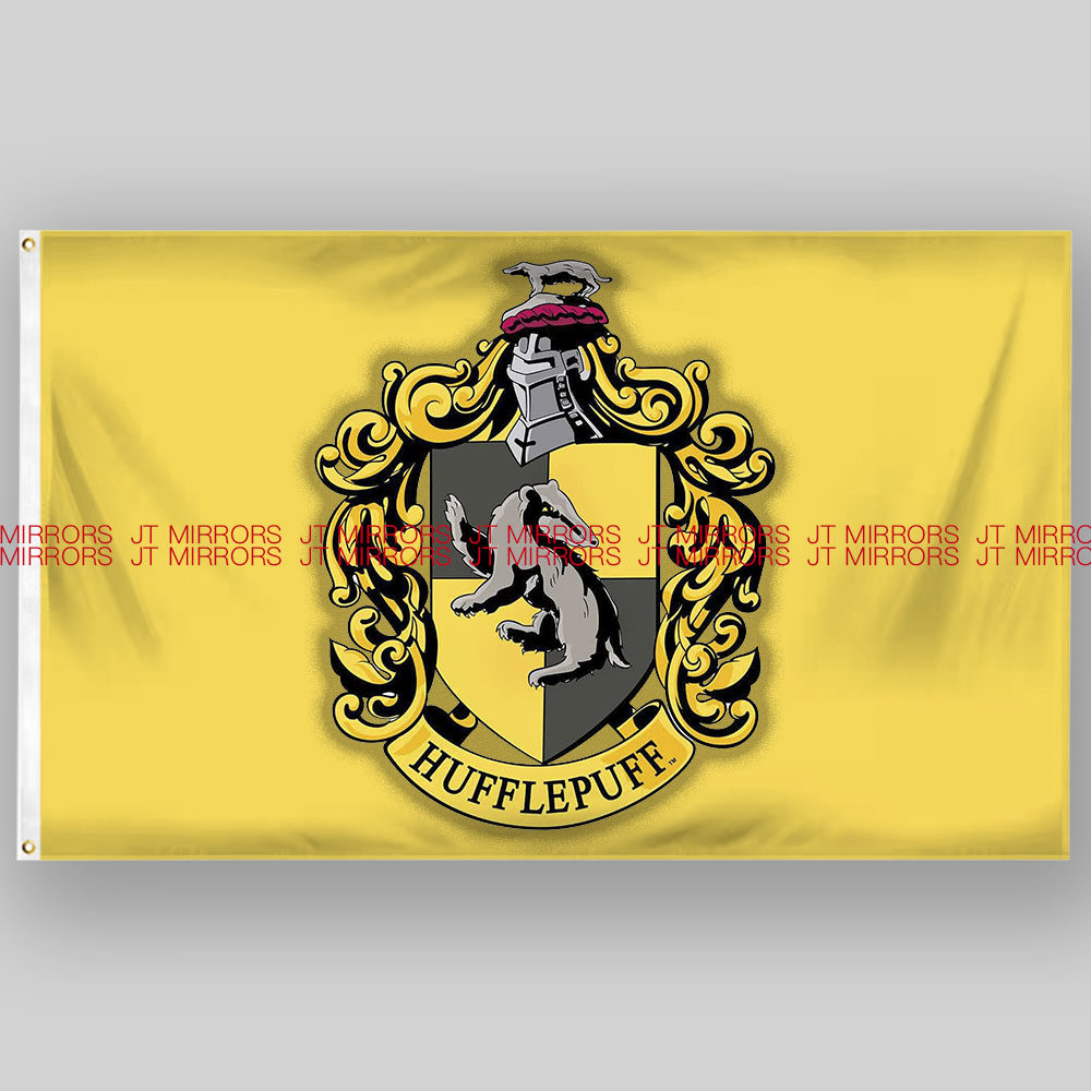 hufflepuff flag哈利波特harry potter赫奇帕奇魔法学院旗帜定做