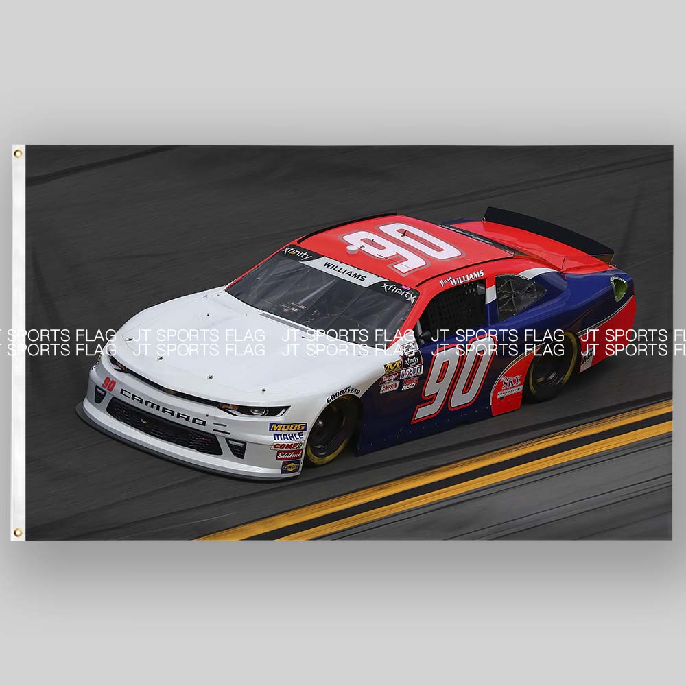 NASCAR美国纳斯卡车队汽车赛车旗帜定制运动装饰DGM Racing flag