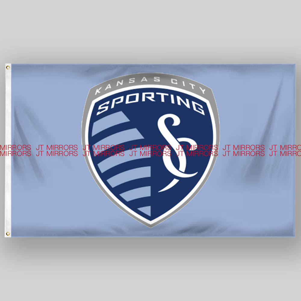 MLS美国联赛堪萨斯城竞技足球队旗旗帜Sporting Kansas City flag