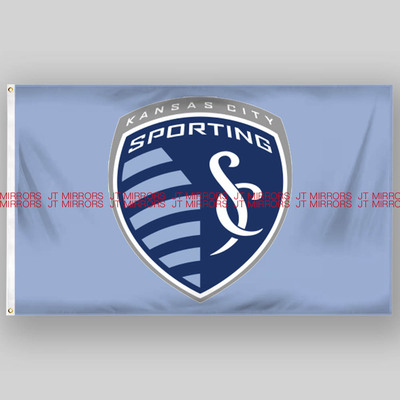 MLS美国联赛堪萨斯城竞技足球队旗旗帜Sporting Kansas City flag