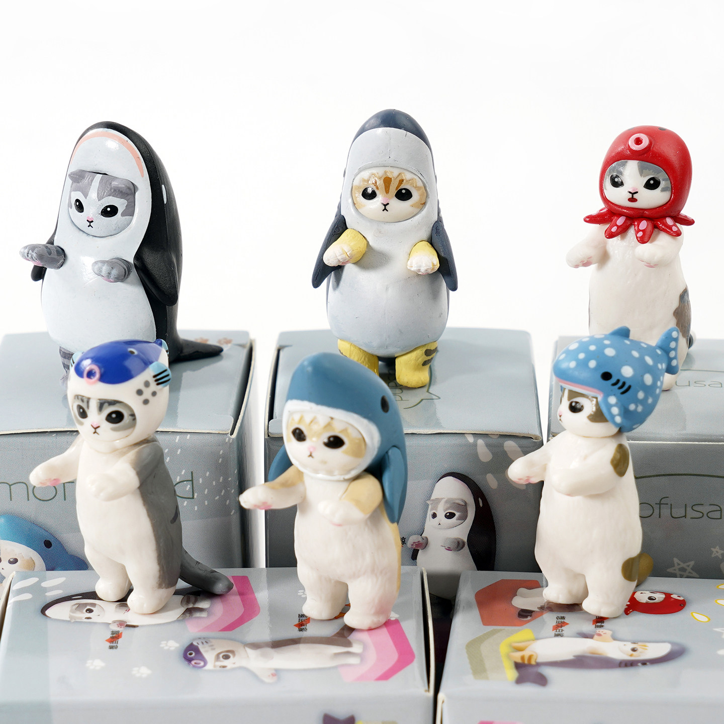 卡通奇谭猫扭蛋猫福珊迪鲨鱼猫奶牛浣熊鳄鱼青蛙玩偶摆件盲盒玩具,模玩/动漫/周边/娃圈三坑/桌游,潮玩盲盒,淘宝优惠券,粉丝福利购,淘宝优惠卷