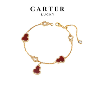 红玛瑙葫芦S925纯银手链女款新款小众高级感手串新中式本命年首饰