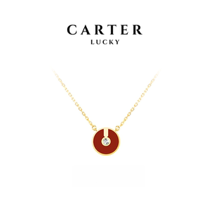 上上签项链女款高级轻奢小众首饰吊坠送闺蜜女友本命年新年礼物