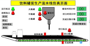 饮料罐装生产线组态王6.55独立仿真程序T118设计代做带运行视频