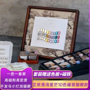 andpretty芷辰安缇50色罐装猫眼甲油胶落海星芒10色2024新美甲店