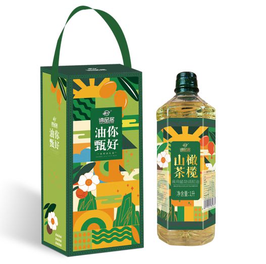 谛品居山茶橄榄油食用油1L