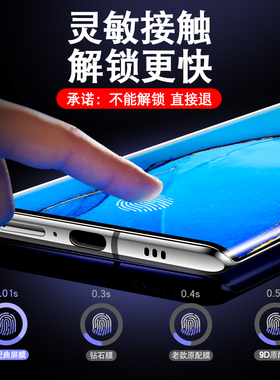 适用华为鼎桥m40钢化膜tdtechm40手机tdtech智选td贴膜tech顶桥mt40全屏水凝m4o曲面tdtma01tdm40蓝光tdt-ma