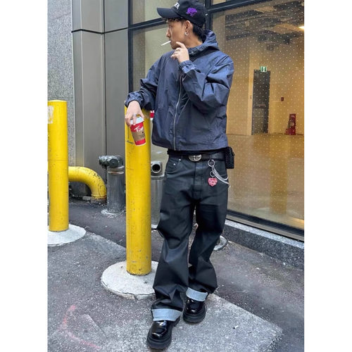 Gali同款RO风格美式原色直筒宽松