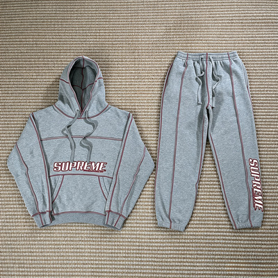 Sup Tracksuit潮牌运动服套装jacket+pants冲锋夹克卫衣外套