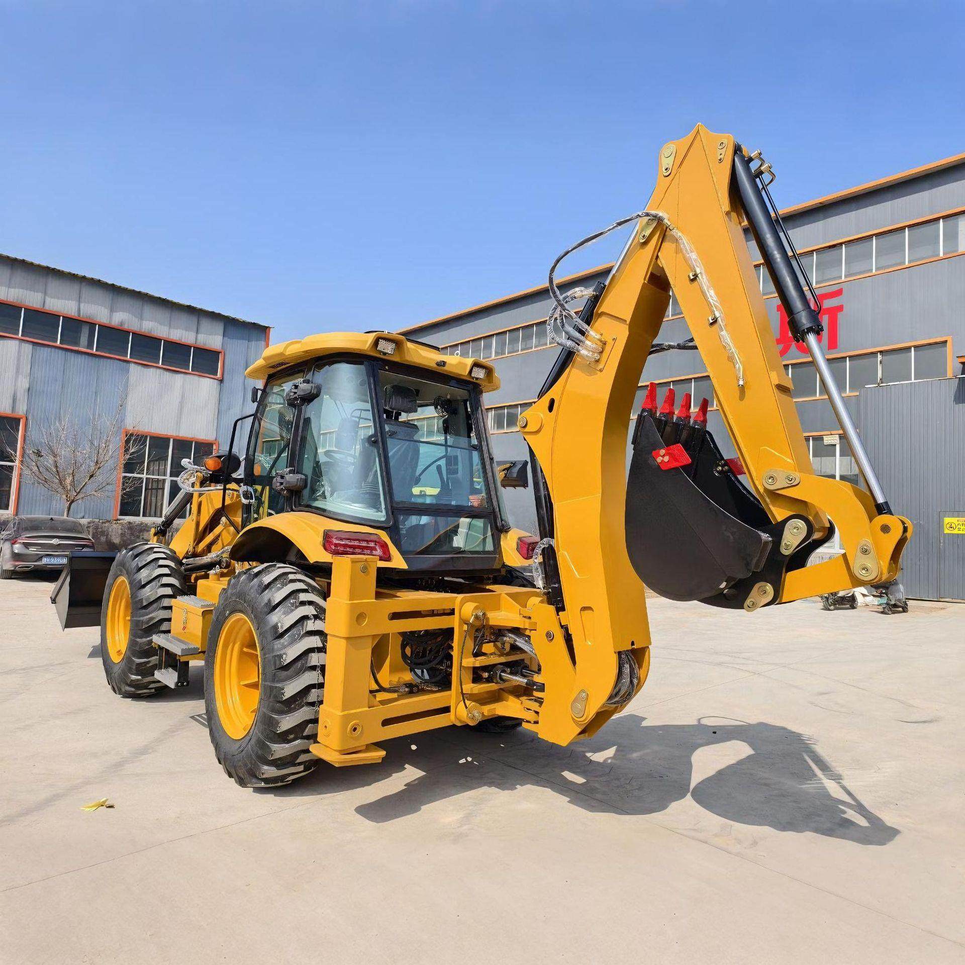 两头忙挖掘装载机 矿用砂石土方工程用挖掘机铲车前铲后挖一体机,五金/工具,挖掘机,淘宝优惠券,粉丝福利购,淘宝优惠卷